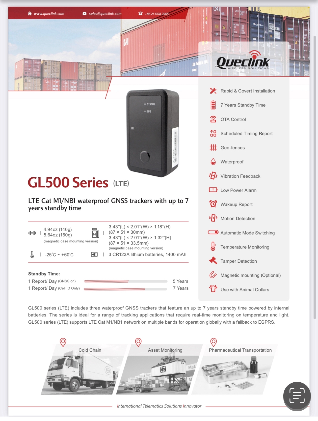 *GPS and Track Trailer GPS Tracking Unit with 7-Year Battery Life - no Wires - no Contracts & no Monthly fees - Lender Outlook: ASIN: B00NPA42B0