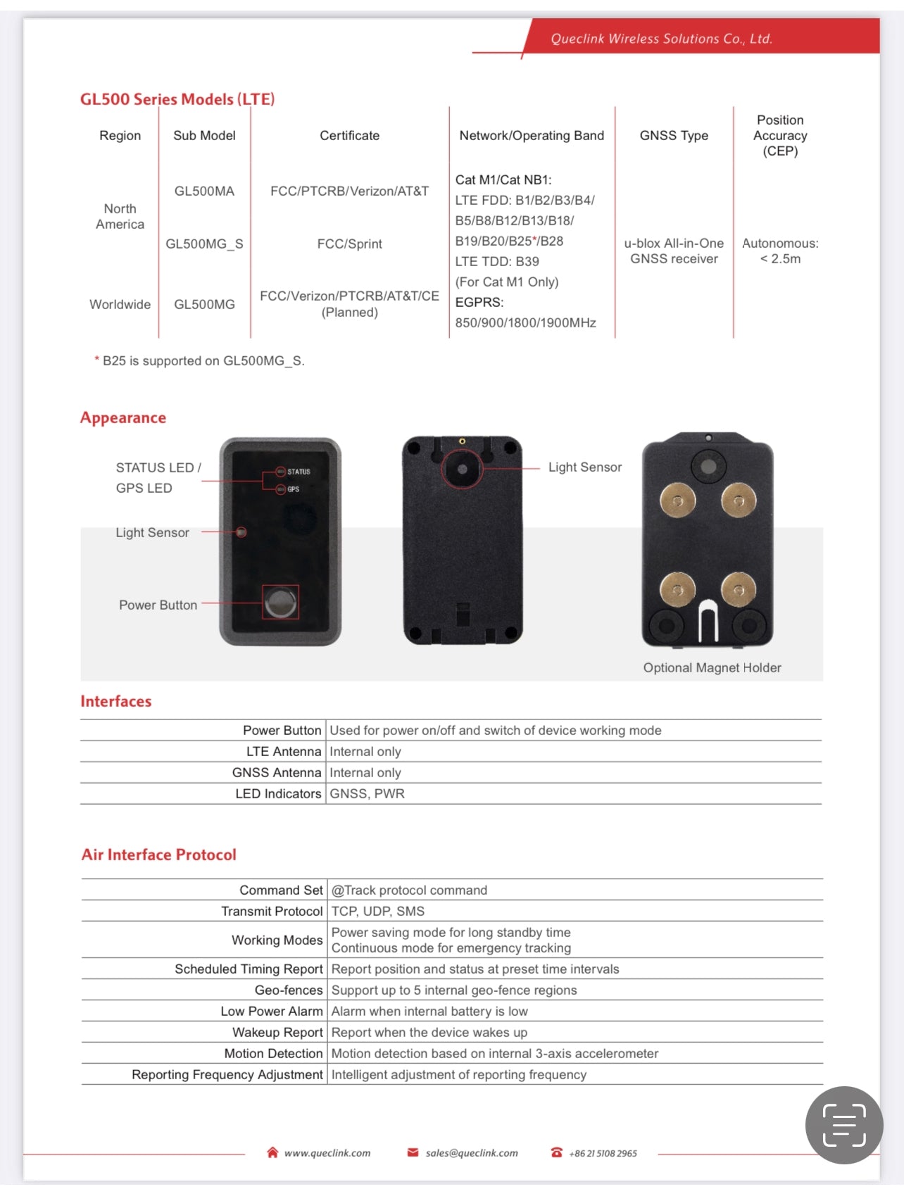 Unidad de seguimiento GPS para remolque y GPS con batería de 3 años de duración - Sin cables - Sin contratos ni tarifas mensuales - Perspectiva del prestamista: ASIN: B00NPA42B0 